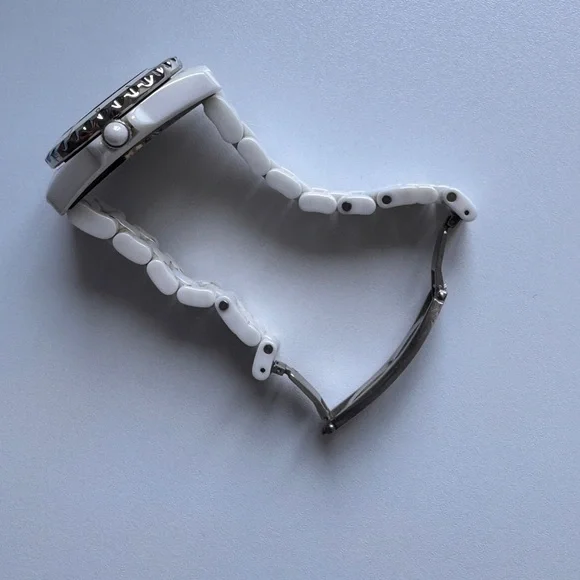 Stuhrling Original White Fusion 374 Quartz 39mm Fashion - Picture 3 of 7